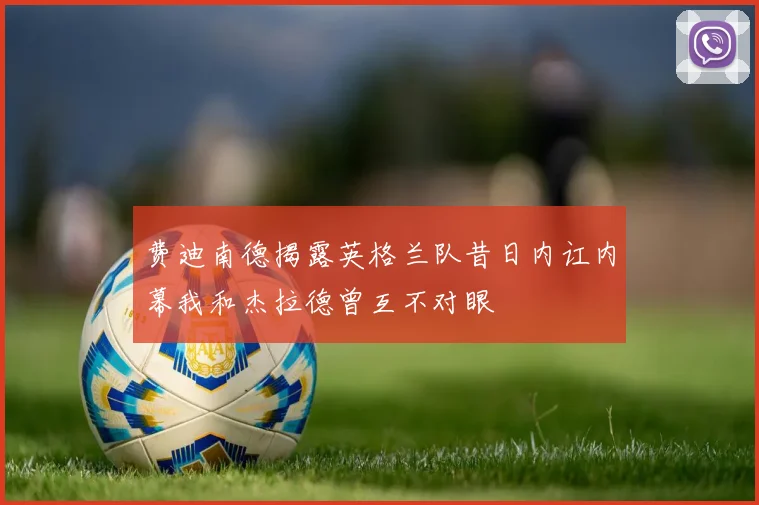 费迪南德揭露英格兰队昔日内讧内幕我和杰拉德曾互不对眼